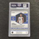 2020 Panini Mosaic #266 JAMES WISEMAN Signed Card AUTO PSA Slabbed RC Warriors