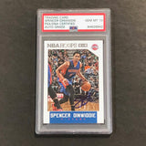 2015-16 NBA Hoops #228 Spencer Dinwiddie Signed Card AUTO GRADE 10 PSA Slabbed Pistons