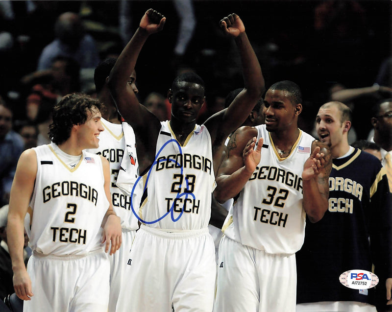 ANTHONY MORROW signed 8x10 photo PSA/DNA Georgia Tech Autographed