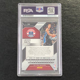 2016-17 Panini Prizm #300 Jason Smith Signed Card AUTO PSA Slabbed Wizards