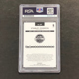2016-17 NBA Hoops #107 Stanley Johnson Signed Card AUTO 10 PSA Slabbed Pistons