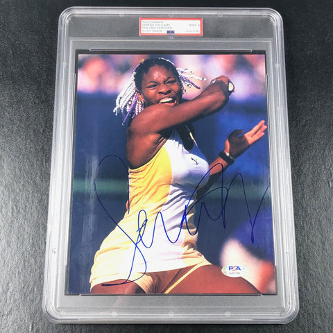 Serena Williams Signed 8x10 Photo PSA Encapsulated Auto Grade 9 Mint Tennis