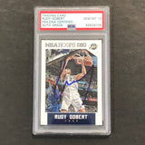 2015-16 NBA Hoops #138 Rudy Gobert Signed Card AUTO 10 PSA Slabbed Jazz
