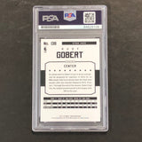 2015-16 NBA Hoops #138 Rudy Gobert Signed Card AUTO 10 PSA Slabbed Jazz