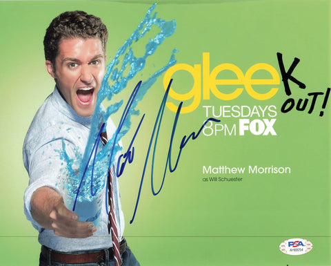 Matthew Morrison signed 8x10 photo PSA/DNA Autographed Glee