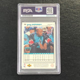 1995 Upper Deck Collector's Choice #296 Greg Anthony Signed Card AUTO PSA/DNA Slabbed Grizzlies