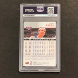 2008-09 Upper Deck First Edition #1 Mike Bibby Signed Card AUTO 10 PSA Slabbed Hawks