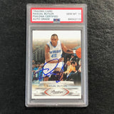 2009-10 Panini Prestige #68 Rasual Butler Signed Card AUTO 10 PSA Slabbed Clippers