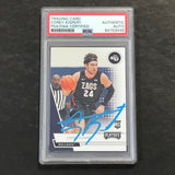 2021 Panini Chronicles Playoffs #359 COREY KISPERT Signed Card AUTO PSA Slabbed Gonzaga