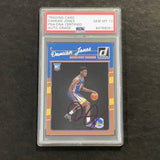 2016-17 Panini Donruss #174 Damian Jones Signed Card AUTO 10 PSA/DNA Slabbed GSW RC