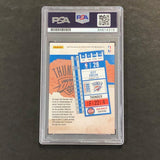 2010-11 Panini Contenders Patches #28 Jeff Green Signed Card AUTO 10 PSA/DNA Slabbed Thunder