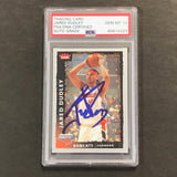 2008-09 Fleer Basketball #80 Jared Dudley Signed Card AUTO GRADE 10 PSA Slabbed Bobcats