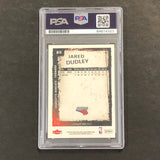 2008-09 Fleer Basketball #80 Jared Dudley Signed Card AUTO GRADE 10 PSA Slabbed Bobcats