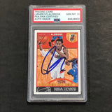 2013-14 NBA Hoops #116 LaMarcus Aldridge Signed Card AUTO GRADE 10 PSA Slabbed Trail Blazers