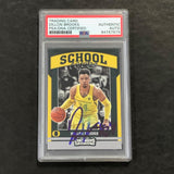 2017 Contenders Draft Picks #31 Dillon Brooks Signed Card AUTO PSA Slabbed Oregon Ducks