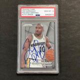 2014-15 Panini Prizm #161 Tim Hardaway Signed Card AUTO GRADE 10 PSA Slabbed Warriors