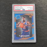 2017-18 Panini Donruss #193 Frank Ntilikina Signed Card AUTO PSA Slabbed RC Knicks