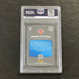 2017-18 Panini Donruss #193 Frank Ntilikina Signed Card AUTO PSA Slabbed RC Knicks