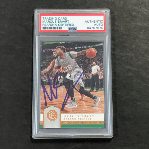 2016-17 Panini Excalibur #11 Marcus Smart Signed Card AUTO PSA/DNA Slabbed RC Celtics