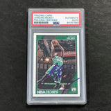 2016-17 Panini NBA Hoops #176 Jordan Mickey Signed Card AUTO PSA/DNA Slabbed Celtics