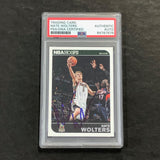 2014-15 Panini NBA Hoops #186 Nate Wolters Signed Card AUTO PSA/DNA Slabbed RC Bucks