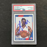2016-17 NBA Hoops #5 Ish Smith Signed Card AUTO PSA Slabbed Pistons