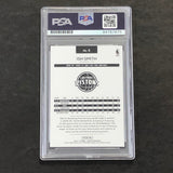 2016-17 NBA Hoops #5 Ish Smith Signed Card AUTO PSA Slabbed Pistons