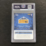 2012 PANINI PRESTIGE #158 Kenneth Faried Signed AUTO PSA Slabbed RC Nuggets