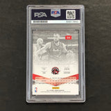 2014-15 Panini Elite #68 Jonas Valanciunas Signed Card AUTO 10 PSA Slabbed Toronto Raptors