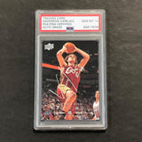 2008-09 Upper Deck #29 Anderson Varejao Signed Card AUTO 10 PSA Slabbed Cavaliers