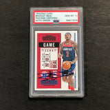 2020-21 Panini Contenders #18 Bradley Beal Signed Card AUTO 10 PSA Slabbed Wizards