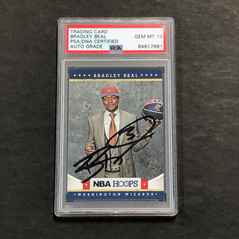 2012-13 Panini Hoops #277 Bradley Beal Signed Card AUTO 10 PSA Slabbed Wizards