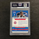 2012-13 Panini Basketball #276 Khris Middleton Signed Card AUTO 10 PSA Slabbed Pistons