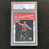 2016-17 Donruss #163 Denzel Valentine Signed Card AUTO 10 PSA Slabbed RC Rookie