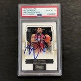 2009-10 Panini Classic #88 Eric Gordon Signed Card 10 AUTO PSA Slabbed Clippers