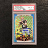 2014 Topps Chrome Blue Wave Refractor #169 Johnny Manziel AUTO 10 card PSA/DNA Slabbed RC Browns