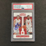 2016 Panini Contenders Draft Picks #17 Jake Layman Signed Rookie Card AUTO 10 PSA Slabbed