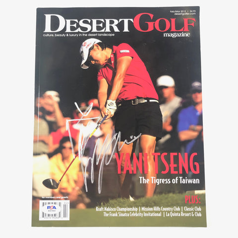 Yani Tseng signed Desert Golf Magazine PSA/DNA Autographed