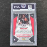 2017-18 Panini Prizm #218 Louis Lou Williams Signed Card AUTO PSA Slabbed Clippers
