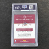 2015-16 Panini Donruss #174 Anderson Varejao Signed Card AUTO GRADE 10 PSA Slabbed Cavaliers