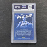 2015-16 Panini NBA Hoops #TP-10 Rudy Gobert Signed Card AUTO 10 PSA Slabbed Jazz