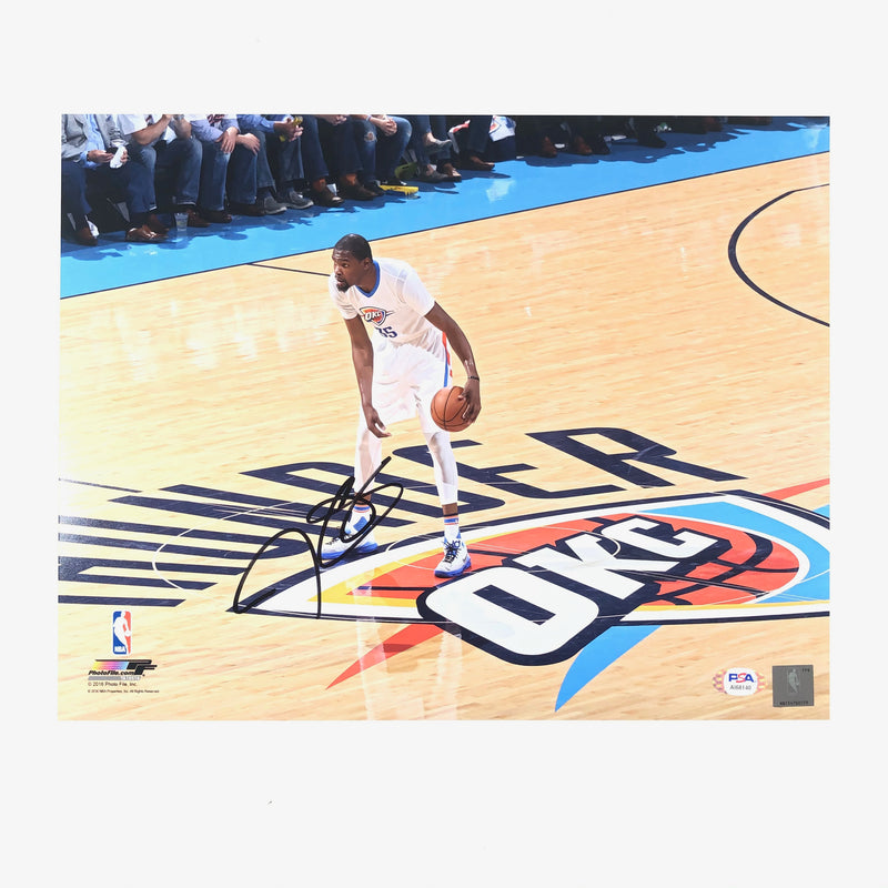 Kevin Durant signed 11x14 photo PSA/DNA Oklahoma City Thunder Autographed Nets