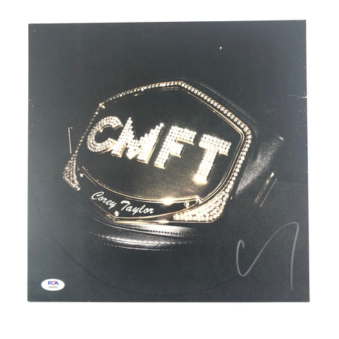 Corey Taylor Signed Vinyl Cover PSA/DNA Autographed CMFT