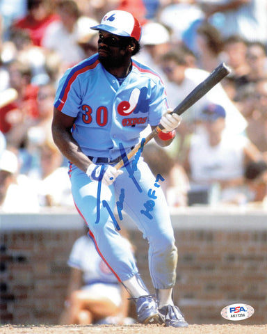 Tim Raines signed 8x10 photo PSA/DNA Autographed Montreal Expos