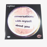 MITCHY COLLINS JORDAN GREENWALD SAM PRICE signed Lovelytheband's Conversations With Myself About You LP Vinyl PSA/DNA Album autographed