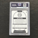 2020-21 Panini NBA Hoops #25 Christian Wood Signed Card AUTO PSA Slabbed Pistons