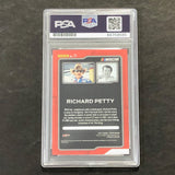 2021 Panini Prizm Racing Flashbacks #77 Richard Petty Signed Card AUTO PSA Slabbed Nascar