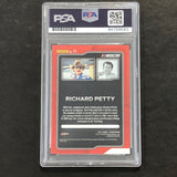 2021 Panini Prizm Racing Flashbacks #77 Richard Petty Signed Card AUTO PSA Slabbed Nascar