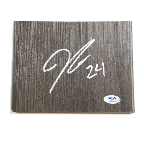 JAVONTE GREEN Signed Floorboard PSA/DNA Chicago Bulls Autographed