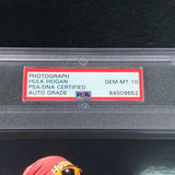 Hulk Hogan Signed 8x10 Photo PSA Encapsulated Auto 10 Gem Mint Hulkamania